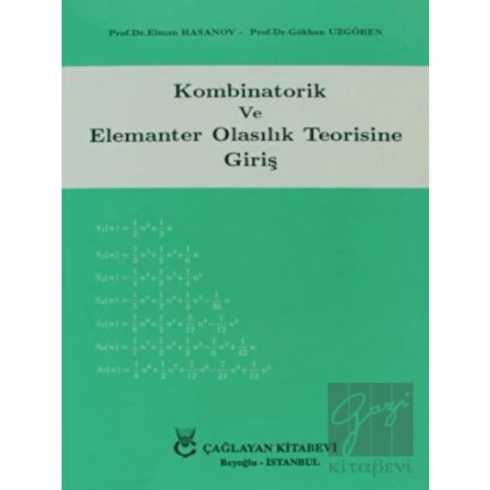 Kombinatorik ve Elemanter Olasılık Teorisine Giriş