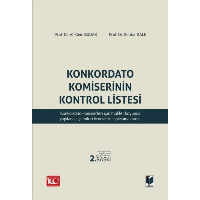 Konkordato Komiserinin Kontrol Listesi