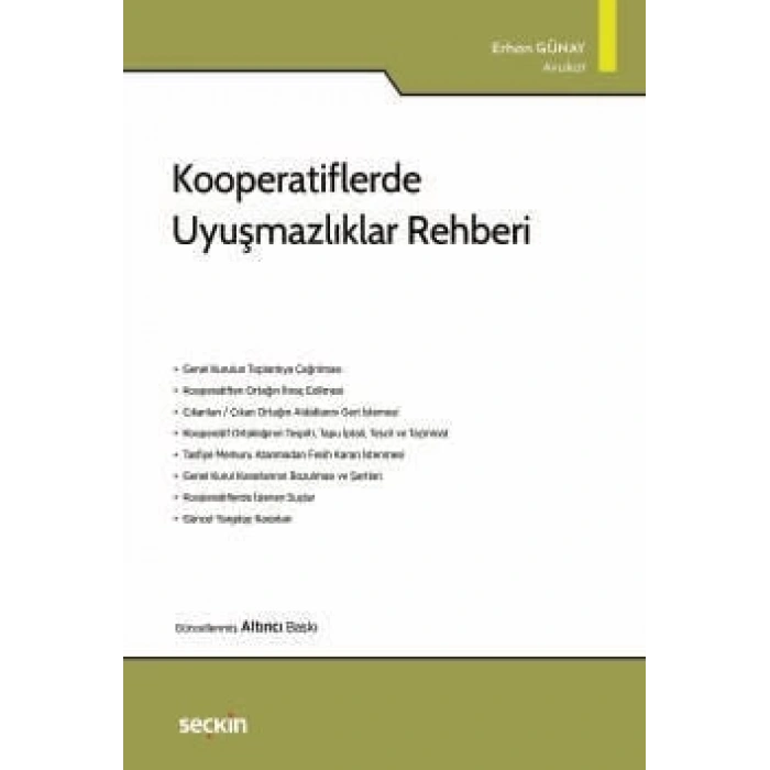 Kooperatiflerde Uyuşmazlıklar Rehberi