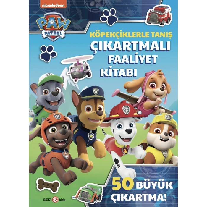 Köpekçiklerle Tanış Çıkartmalı Faaliyet Kitabı - Paw Patrol