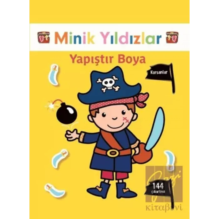 Korsanlar Yapıştır Boya - Minik Yıldızlar