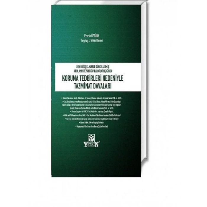 Koruma Tedbirleri Nedeniyle Tazminat Davaları - Emrah Öztürk