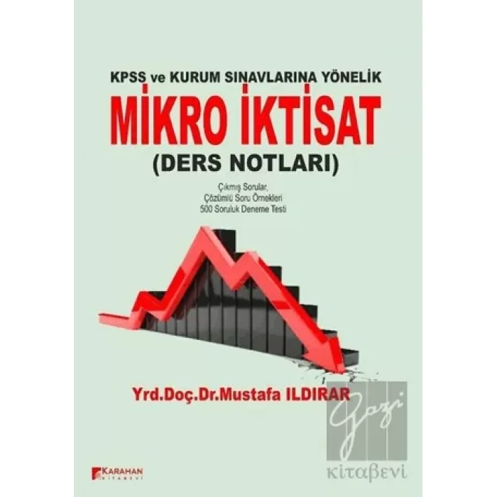 KPSS ve Kamu Kurumlarına Yönelik Mikro İktisat Ders Notları