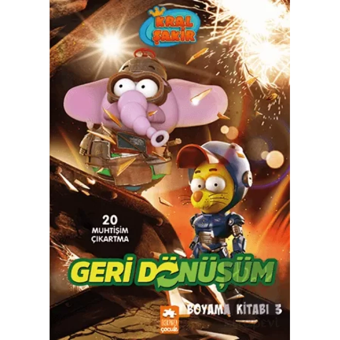 Kral Şakir Geri Dönüşüm Boyama Kitabı 3
