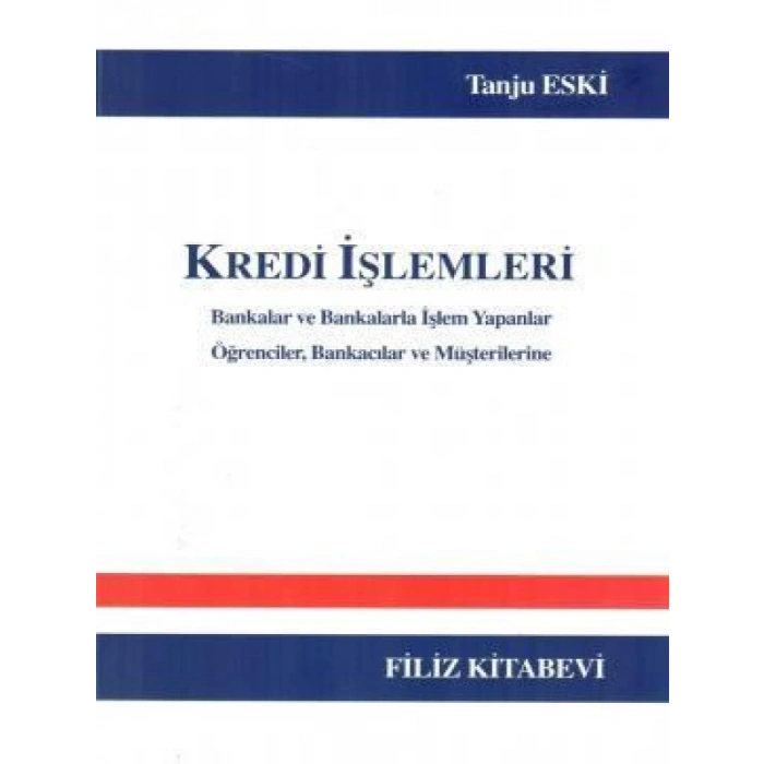 Kredi İşlemleri - Tanju Eski