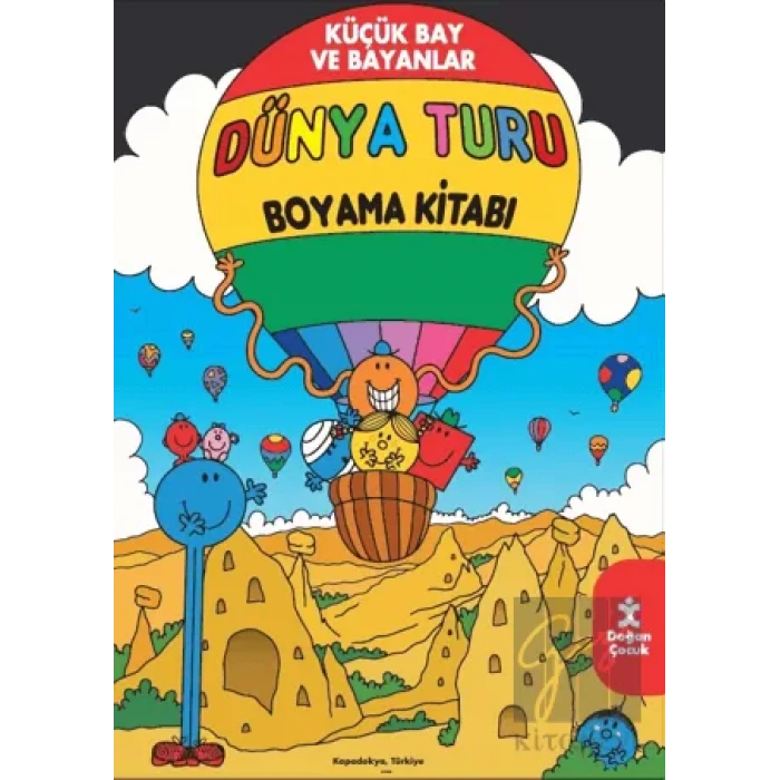 Küçük Bay Ve Bayanlar Dünya Turu Boyama Kitabı