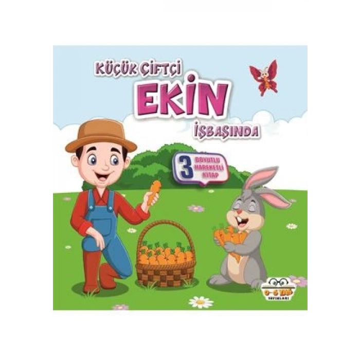 Küçük Çiftçi Ekin İşbaşında - Benim Canım Çiftliğim (Sıvama Cilt)