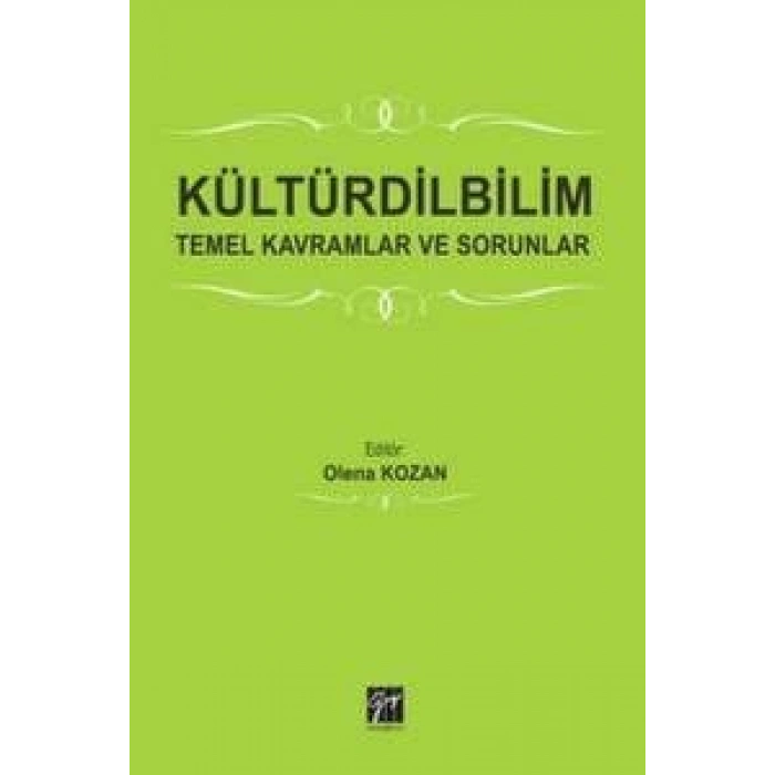 Kültürdilbilim Temel Kavramlar ve Sorunlar - Olena Kozan