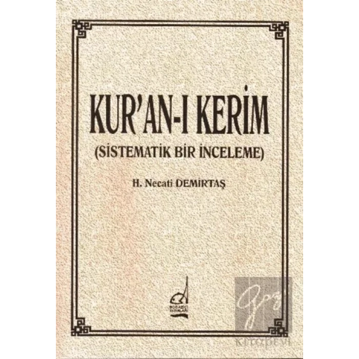 Kur’an-ı Kerim (Sistematik Bir İnceleme)