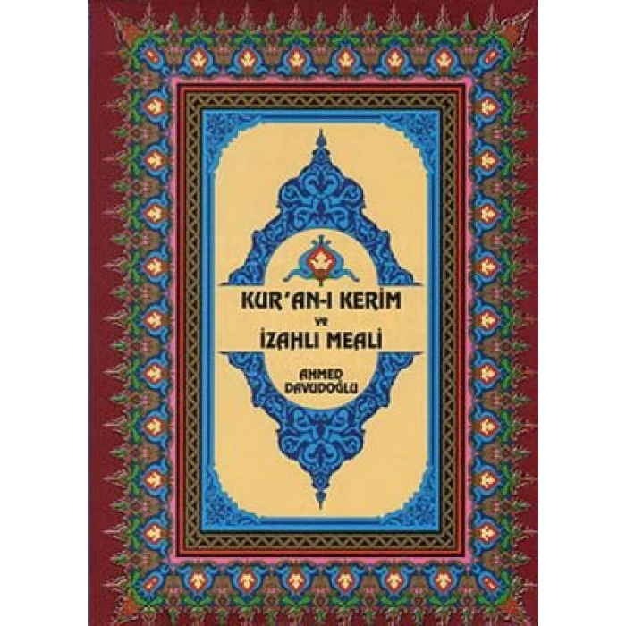 Kur’an-ı Kerim ve İzahlı Meali - 2 Renk (Cami Boy,