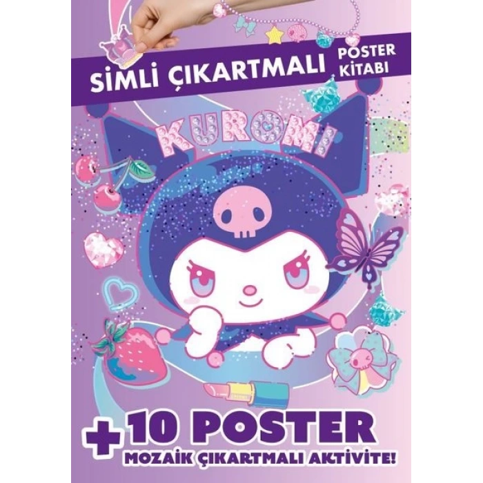 Kuromi Simli Çıkartmalı Poster Kitabı
