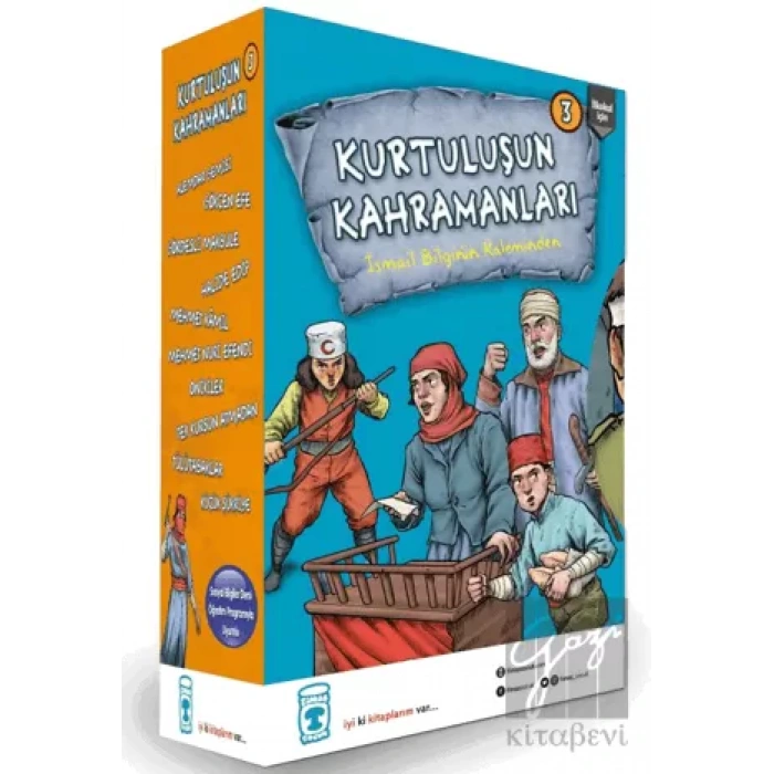 Kurtuluşun Kahramanları 3 Set (10 Kitap)
