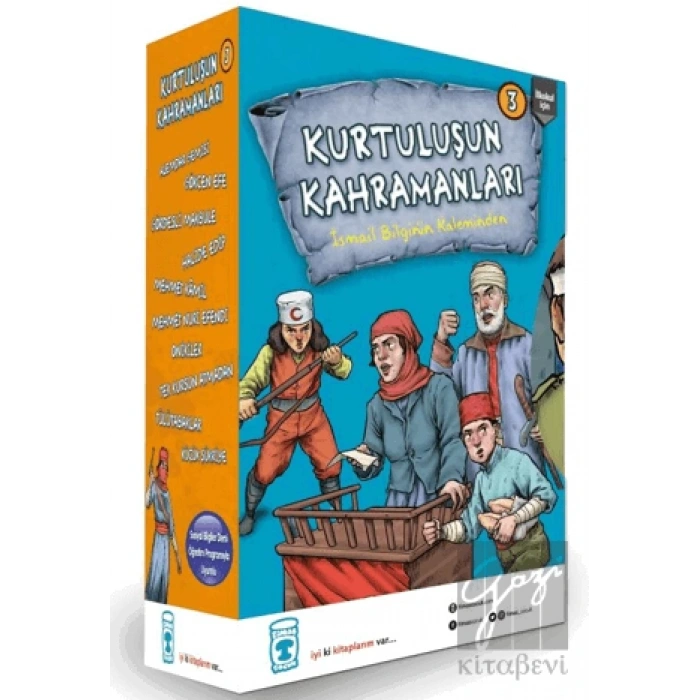Kurtuluşun Kahramanları 3 Seti (10 Kitap Takım)