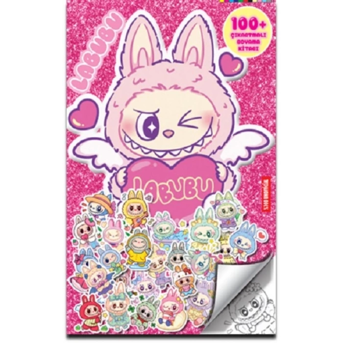 Labubu - 100+ Çıkartmalı Boyama Kitabı