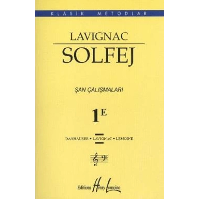 Lavignac Solfej 1E (Küçük Boy)