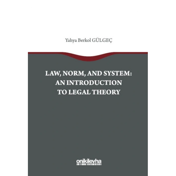 Law, Norm, And System: An Introductıon To Legal Theory