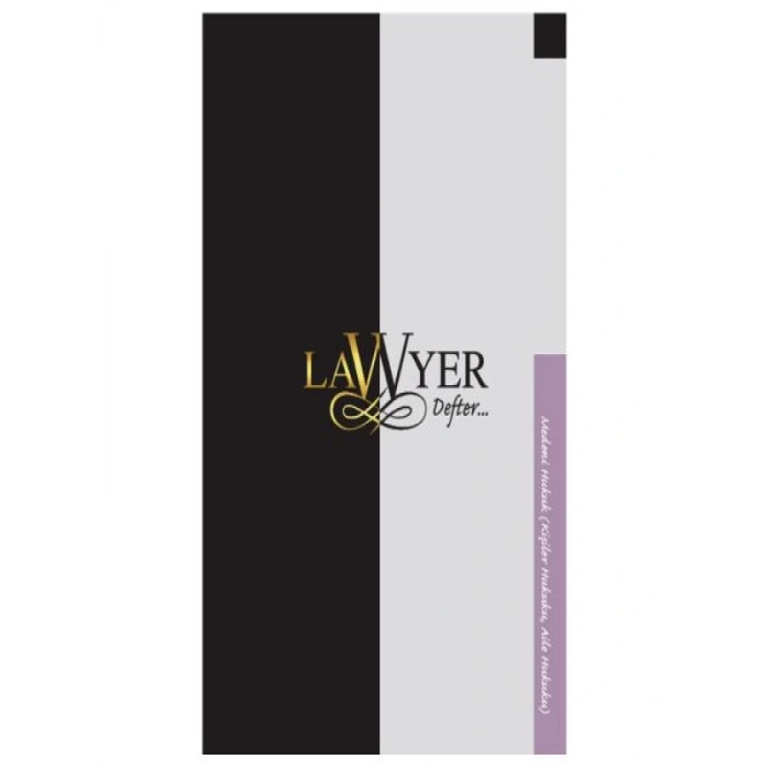Lawyer Defter - Medeni Hukuk Notlu Öğrenci Defteri