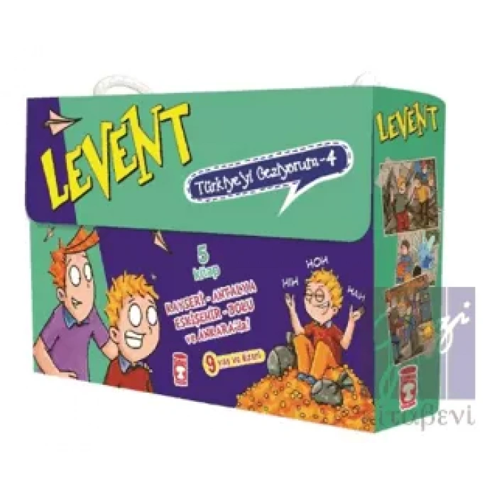 Levent Türkiyeyi Geziyorum - 4 (5 Kitap Takım)
