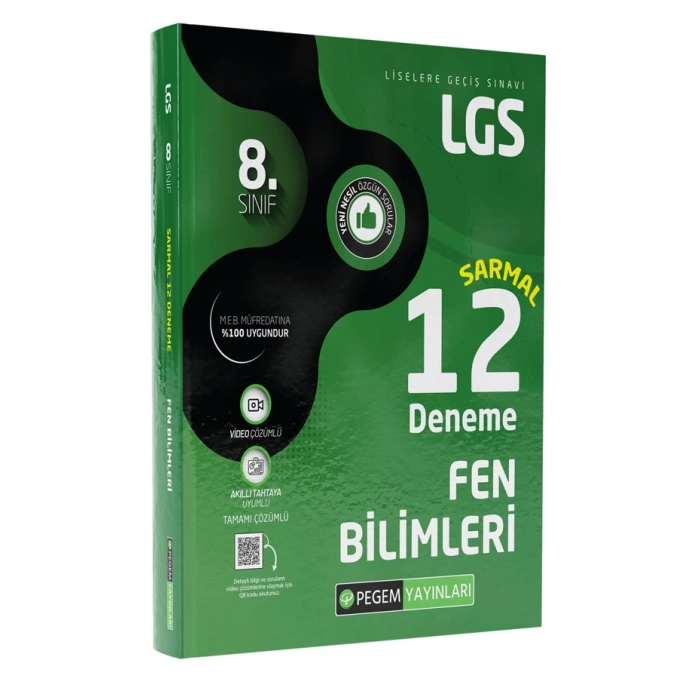 LGS 8.Sınıf Fen Bilimleri Sarmal 12 Deneme