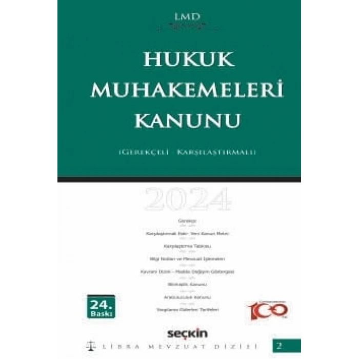 Libra Mevzuat DizisiHukuk Muhakemeleri Kanunu / LMD–2A (Gerekçeli –Karşılaştırmalı)