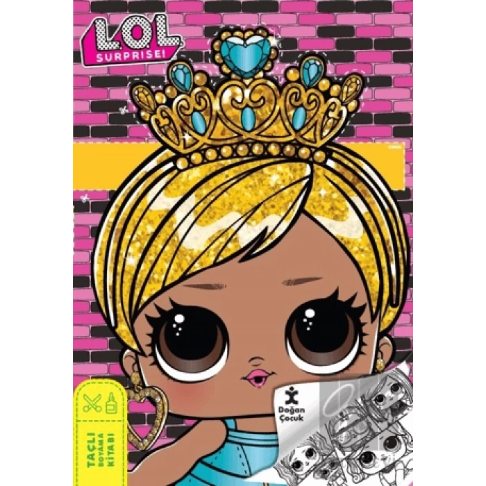 LOL Surprise Taçlı Boyama Kitabı