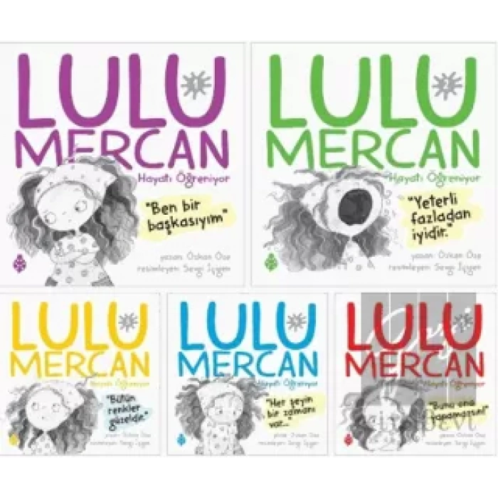 Lulu Mercan - Hayatı Öğreniyor Seti (5 Kitap)