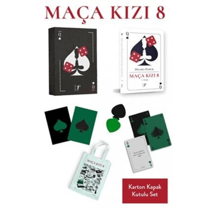 Maça Kızı 8 - 1. Kitap (Karton Kapak - Kutulu Set)