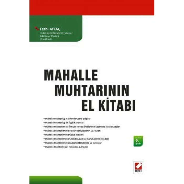 Mahalle Muhtarının El Kitabı