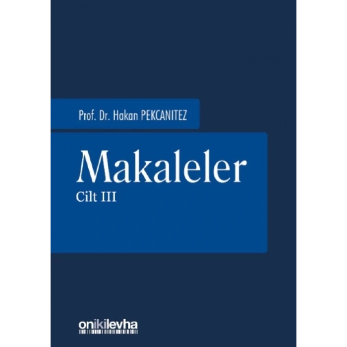 Makaleler (3üncü Cilt)
