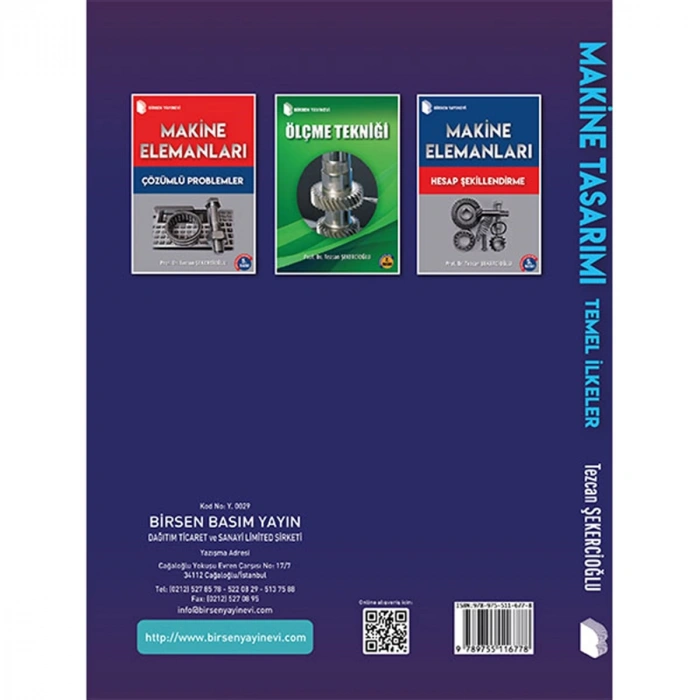 Makine Tasarımı Temel İlkeler / Prof. Dr. Tezcan Şekercioğlu