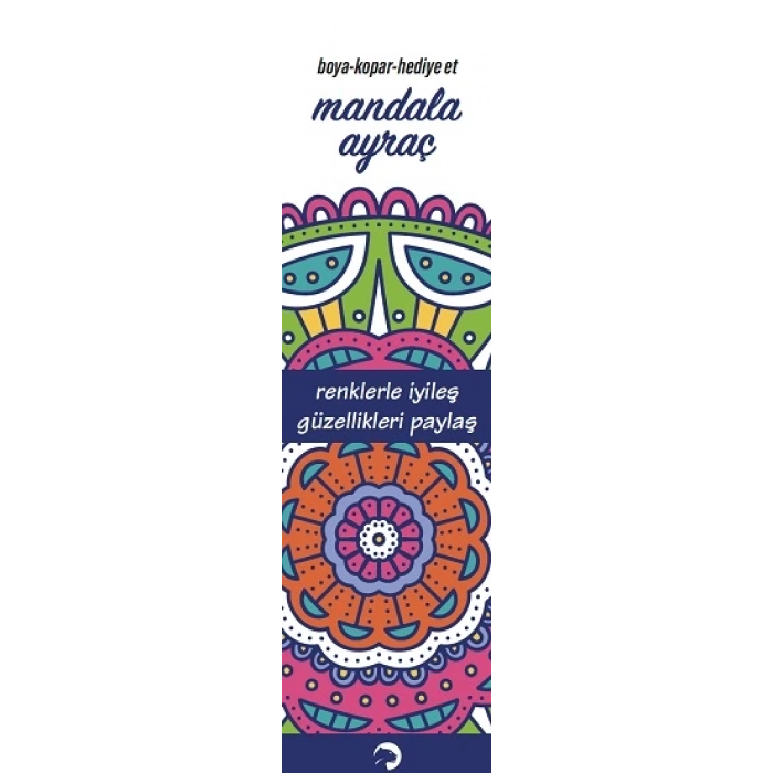 Mandala Ayraç Lacivert