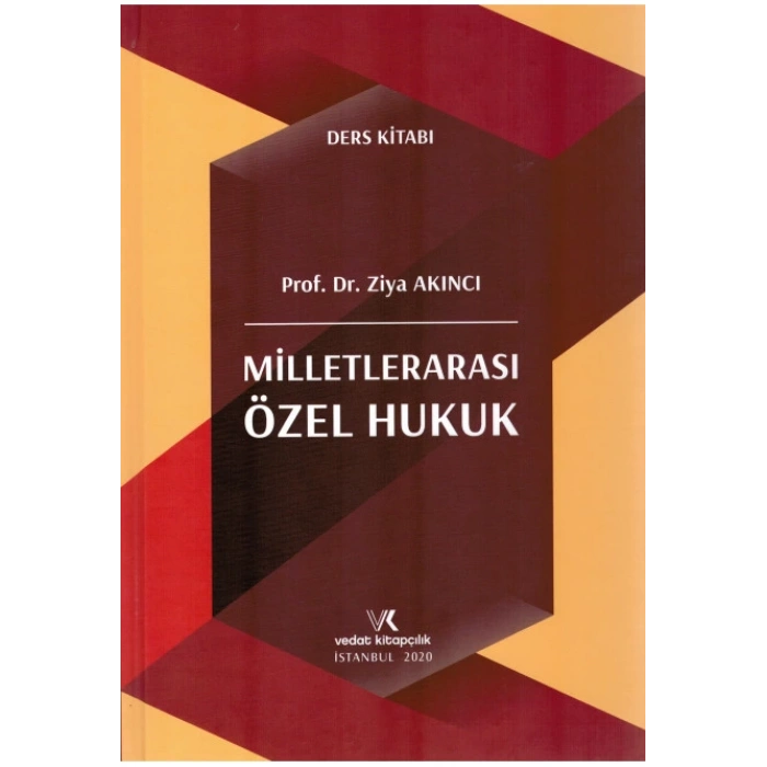 M.ARASI ÖZEL HUKUK DERS KİTABI / ZİYA AKINCI /2020
