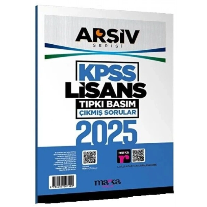 Marka Yayınları 2025 KPSS Lisans Çıkmış Sorular