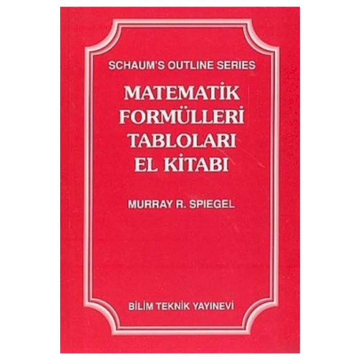 Matematik Formülleri Tabloları El Kitabı