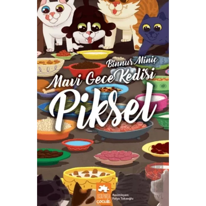 Mavi Gece Kedisi Piksel (Yeni Baskı)