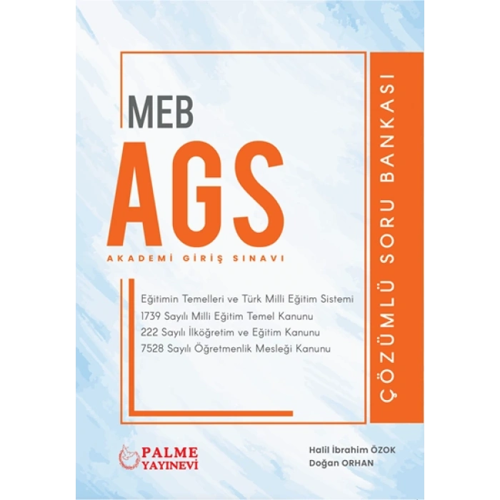 MEB AGS EĞİTİM TEMELLERİ VE TÜRK MİLLİ EĞİTİM SİSTEMİ (PALME)