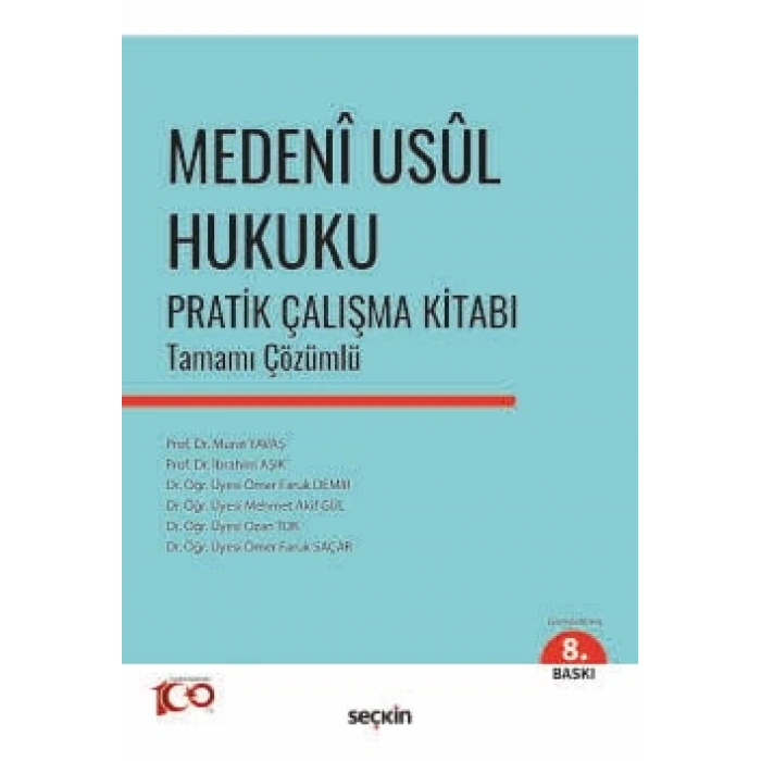 Medenî Usûl Hukuku Pratik Çalışma Kitabı Tamamı Çözümlü