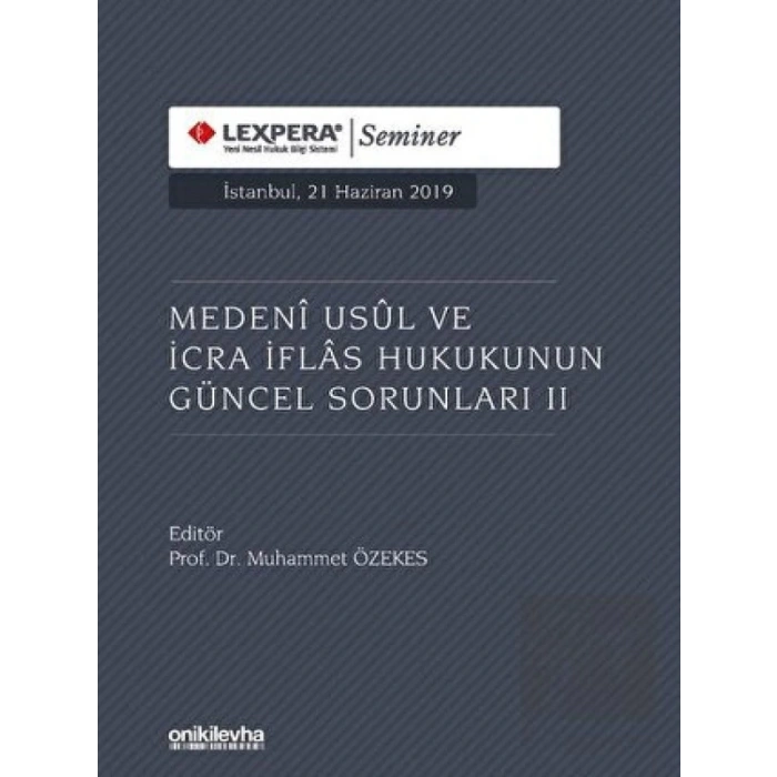Medeni Usul ve İcra İflas Hukukunun Güncel Sorunları 2