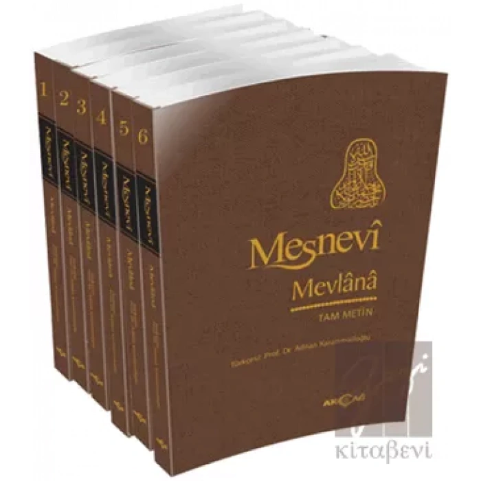 Mesnevi Tam Metin - Küçük (6 Cilt Takım)
