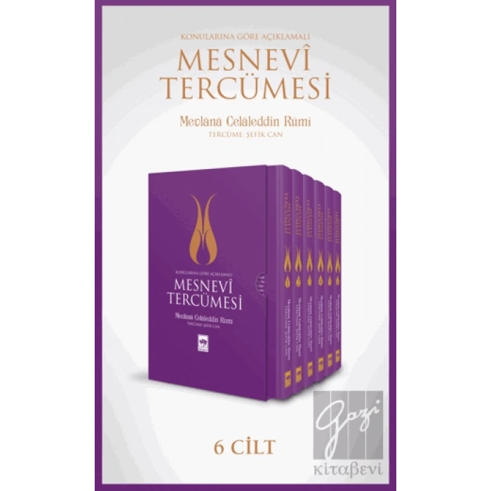 Mesnevi Tercümesi 6 Cilt (Kutulu)