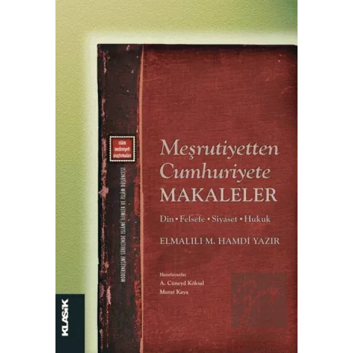 Meşrutiyetten Cumhuriyete Makaleler
