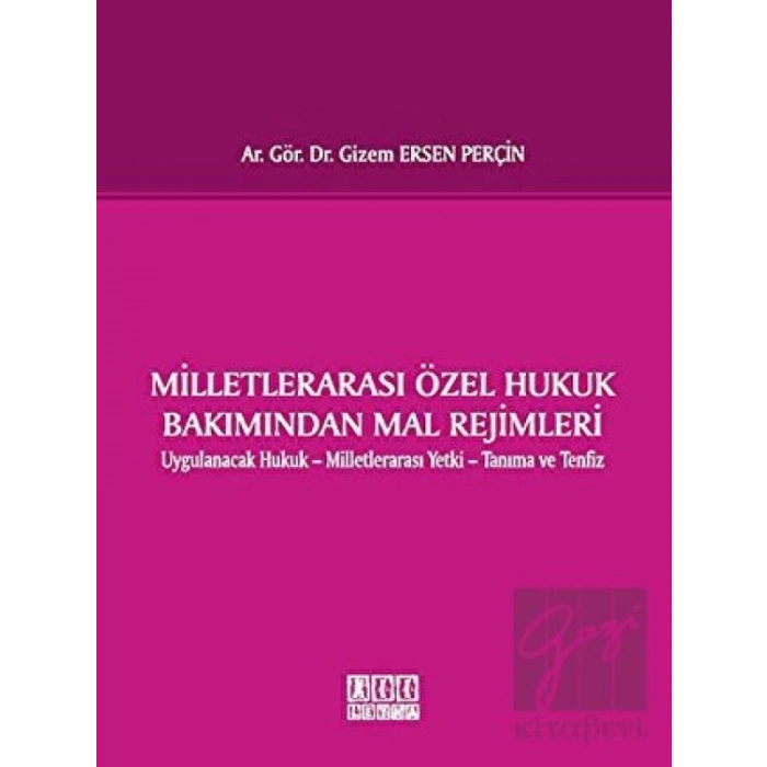 Milletlerarası Özel Hukuk Bakımından Mal Rejimleri