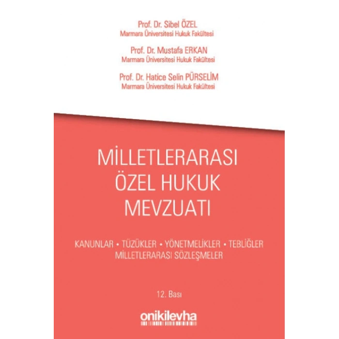 Milletlerarası Özel Hukuk Mevzuatı