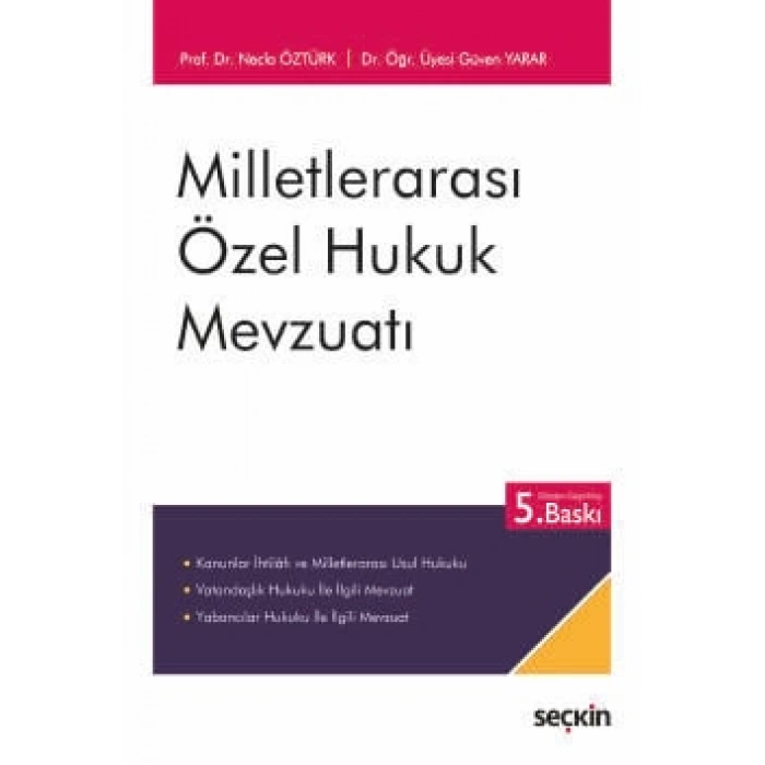Milletlerarası Özel Hukuk Mevzuatı