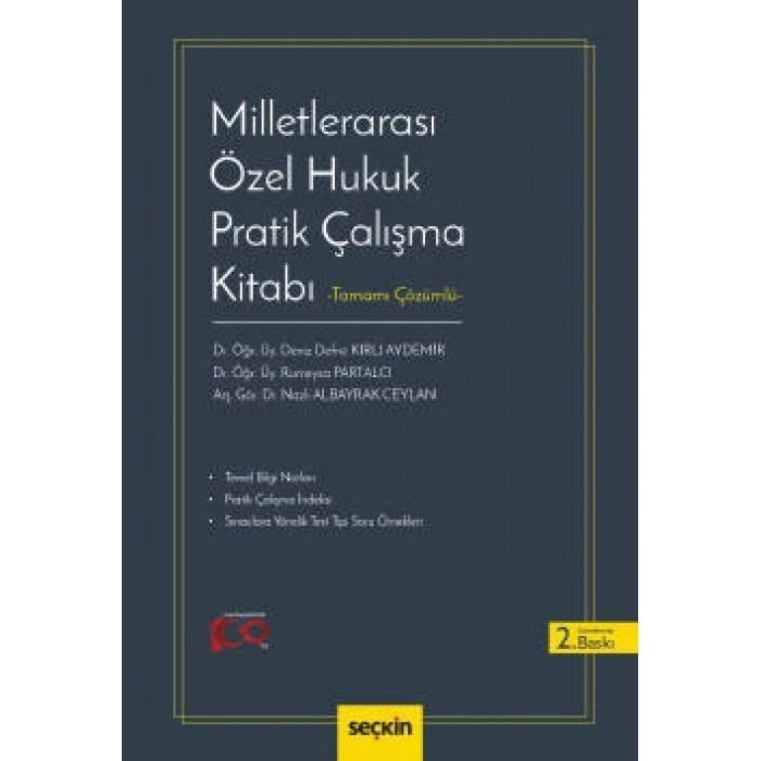 Milletlerarası Özel Hukuk Pratik Çalışma Kitabı Tamamı Çözümlü