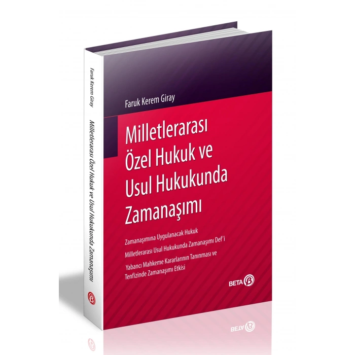 Milletlerarası Özel Hukuk ve Usul Hukukunda Zamanaşımı