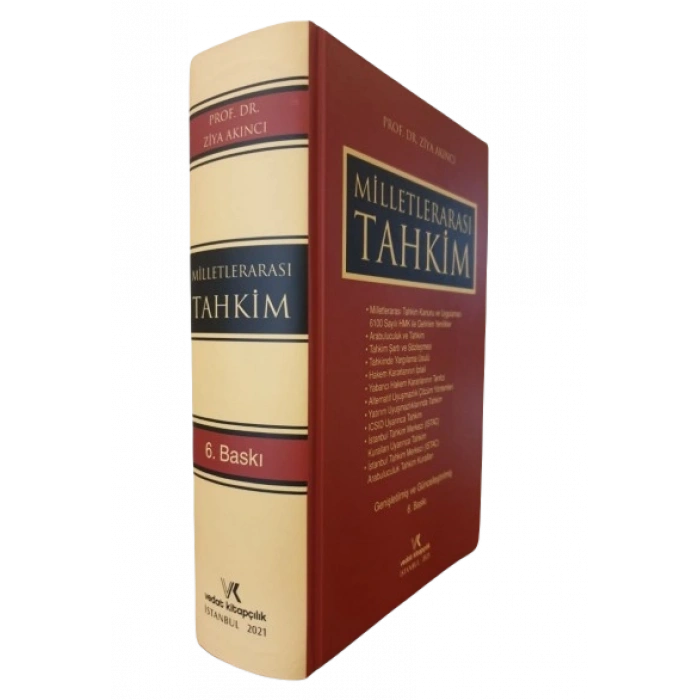 MİLLETLERARASI TAHKİM / Z.AKINCI  6.BASKI 2021