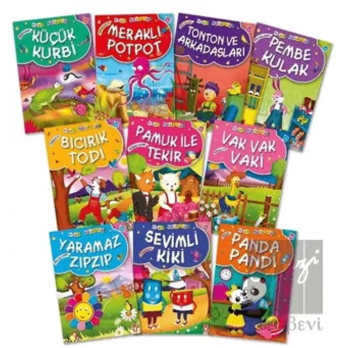 Mini Masallar 1  Set - (10 Kitap)