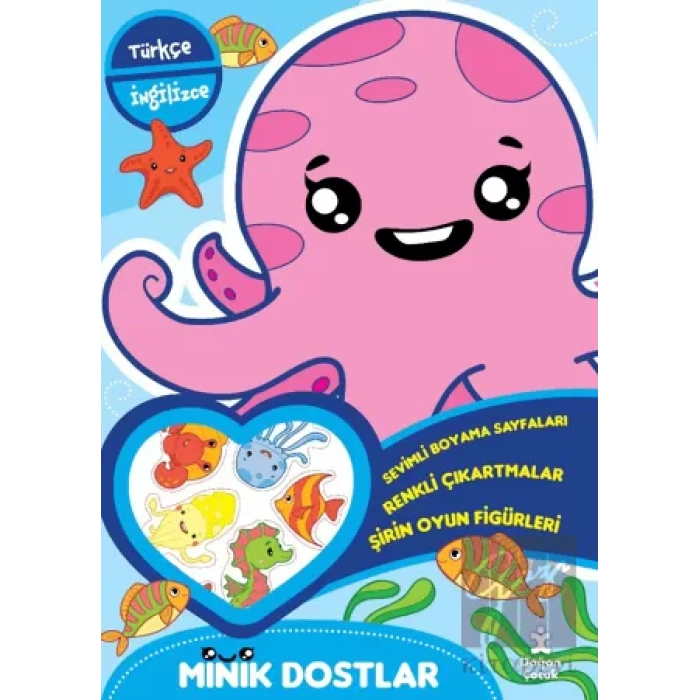 Minik Dostlar - Deniz Altında Boyama Kitabı