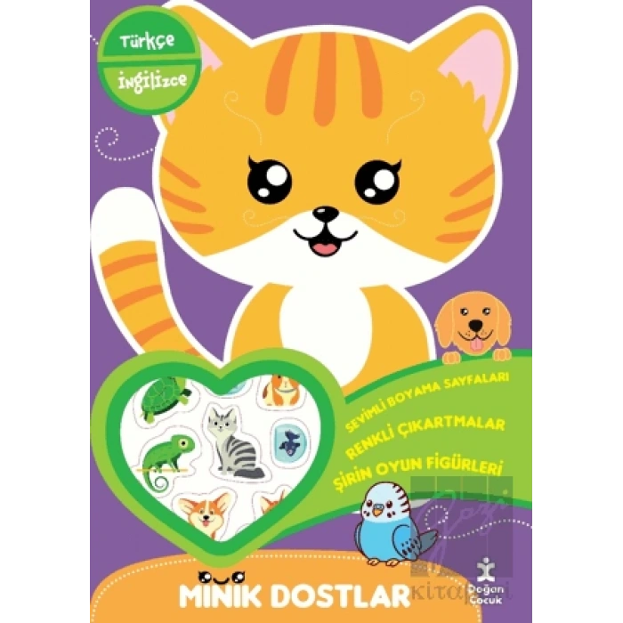 Minik Dostlar - Evinin Yanında Boyama Kitabı